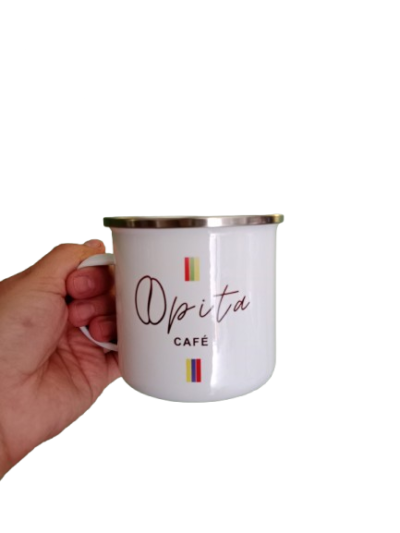 OPITA CAFÉ taza de café esmaltada